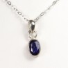 Pendentif serti en Argent - Cyanite