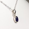 Pendentif serti en Argent - Cyanite