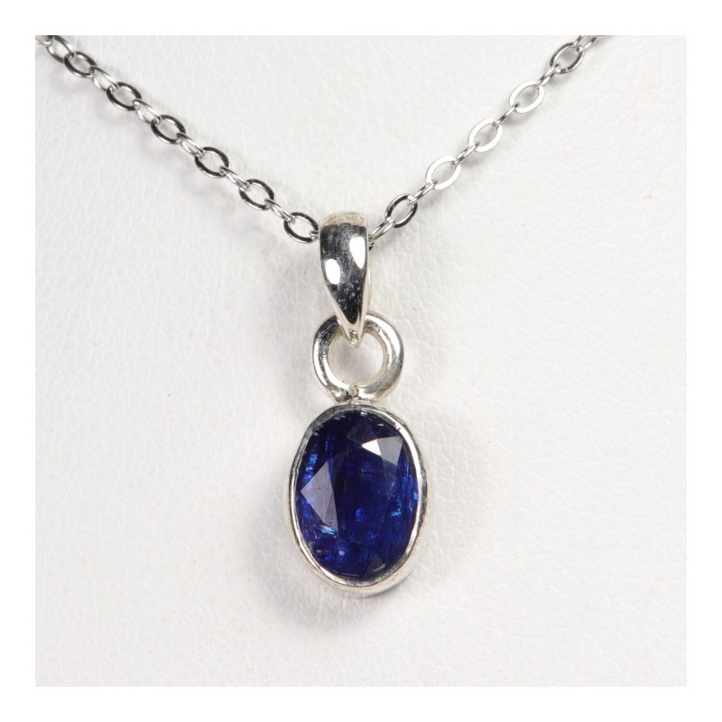 Pendentif serti en Argent - Cyanite