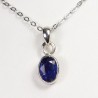 Pendentif serti en Argent - Cyanite