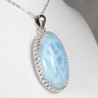 Pendentif Larimar - Argent 925