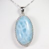 Pendentif Larimar - Argent 925