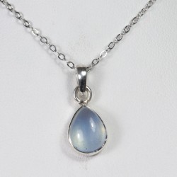 Pendentif Aigue Marine - Argent 925