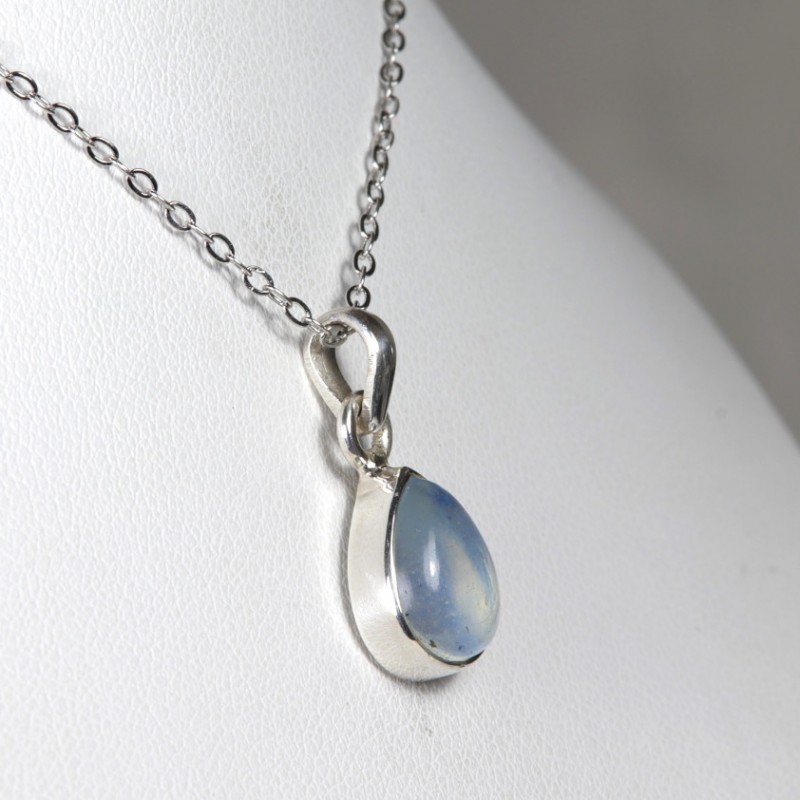 Pendentif Aigue Marine - Argent 925