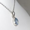 Pendentif Aigue Marine - Argent 925