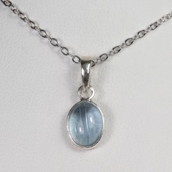 Pendentif Aigue Marine - Argent 925