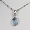 Pendentif Aigue Marine - Argent 925
