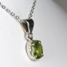 Pendentif serti Argent - Péridot