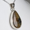 Pendentif Argent 925 - Quartz rutile