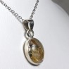Pendentif Argent 925 - Quartz rutile