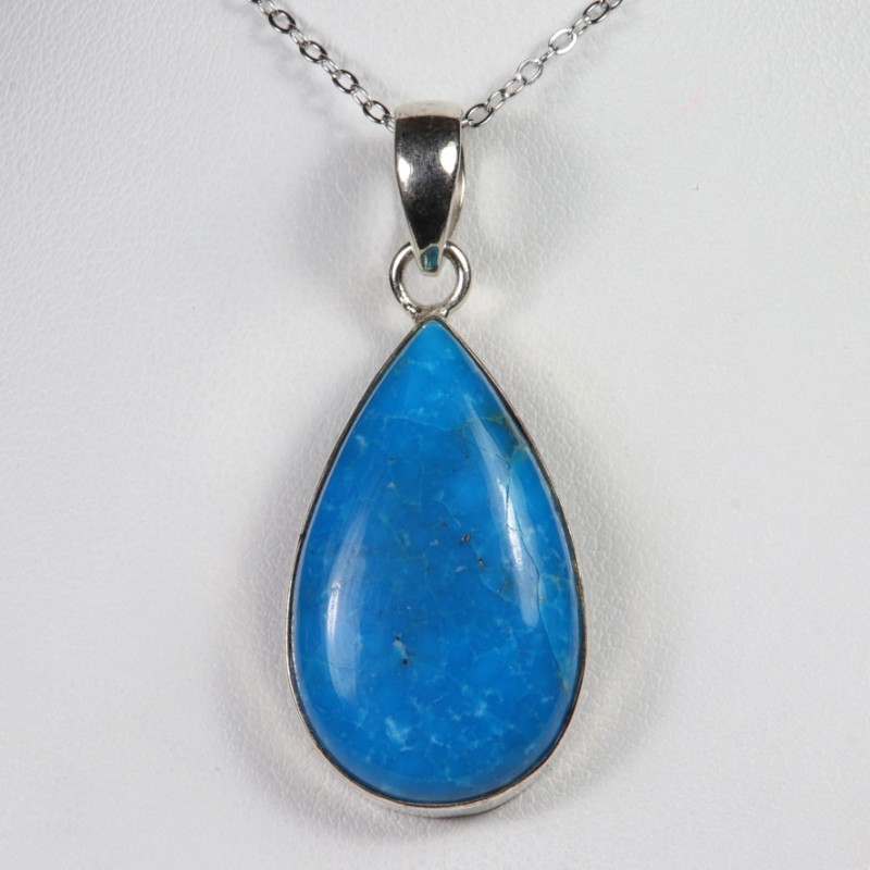 Pendentif Turquoise - Argent 925