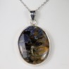 Pendentif serti argent 925 - Pietersite