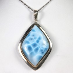 Pendentif Larimar - Argent 925