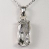 Pendentif serti argent 925 - Quartz à inclusion