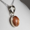 Pendentif Pierre de Soleil- Argent 925
