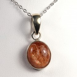 Pendentif Pierre de Soleil- Argent 925