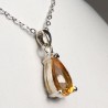 Pendentif Citrine - Argent 925