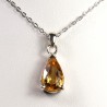 Pendentif Citrine - Argent 925