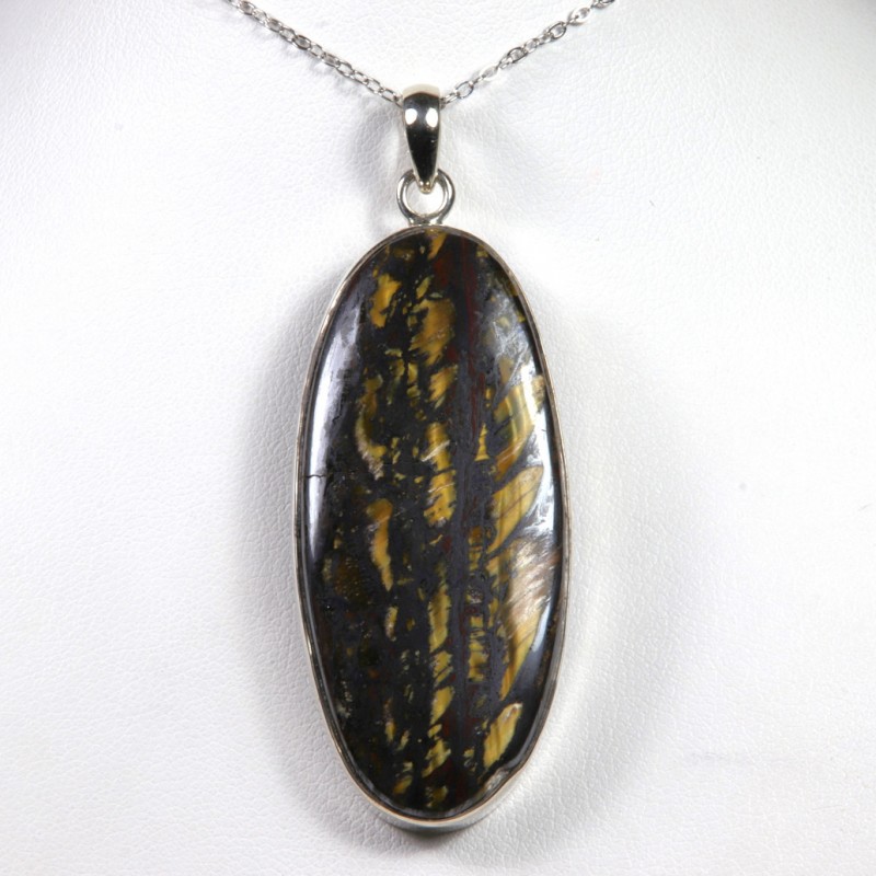 Pendentif serti argent 925 - Œil de Fer