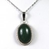 Pendentif Jade Néphrite - Argent 925