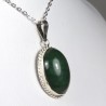 Pendentif Jade Néphrite - Argent 925