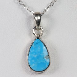 Pendentif Turquoise - Argent 925