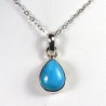 Pendentif Turquoise - Argent 925