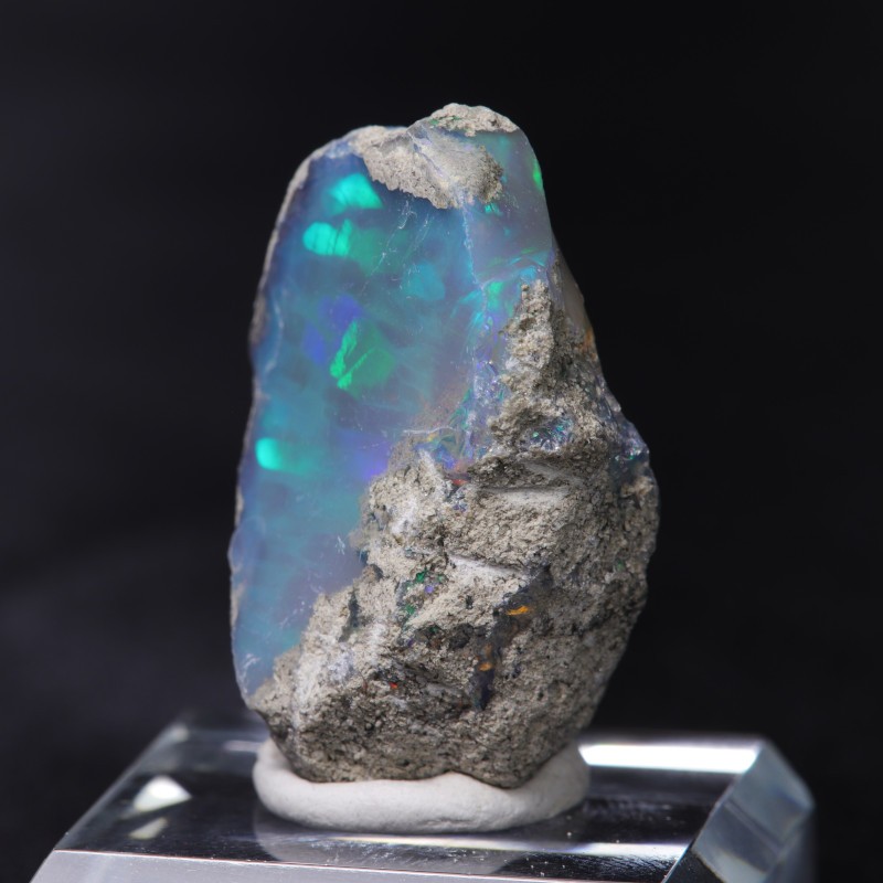 Opale noire Noble brute - Wello, Ethiopie ( 6,3 gr )