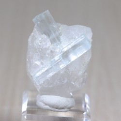 Aigue Marine sur Quartz - Pakistan
