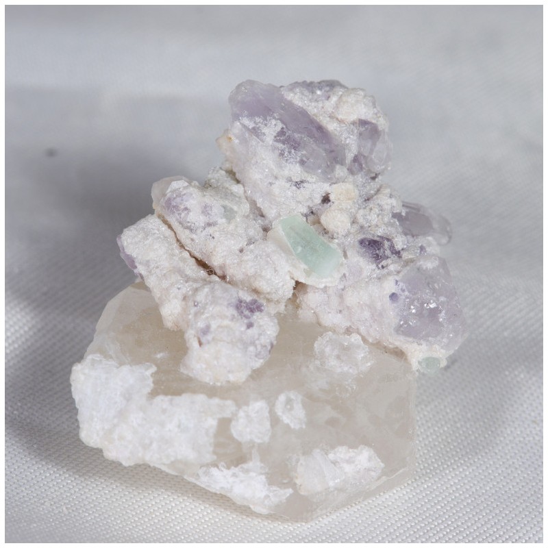 Tourmaline Quartz et Lépidolite - Afghanistan