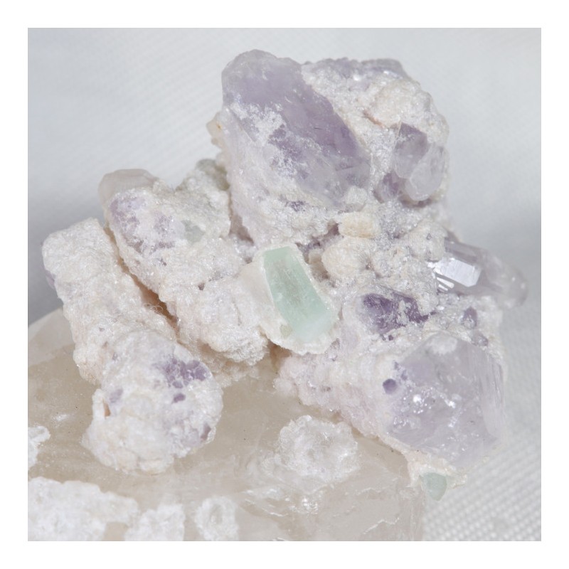 Tourmaline Quartz et Lépidolite - Afghanistan