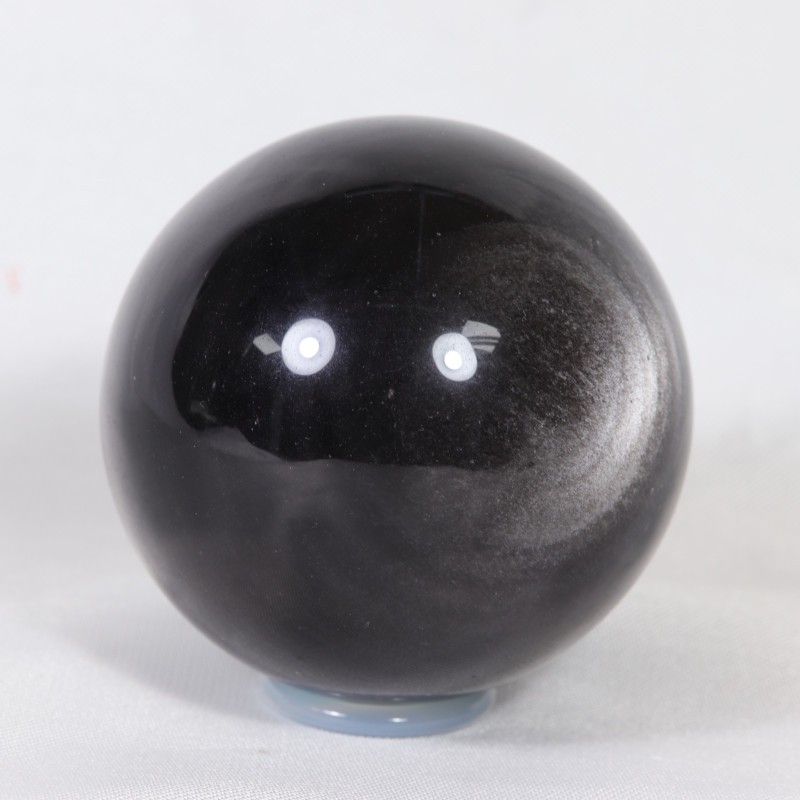 Sphère - Obsidienne Argentée (5,5 cm)