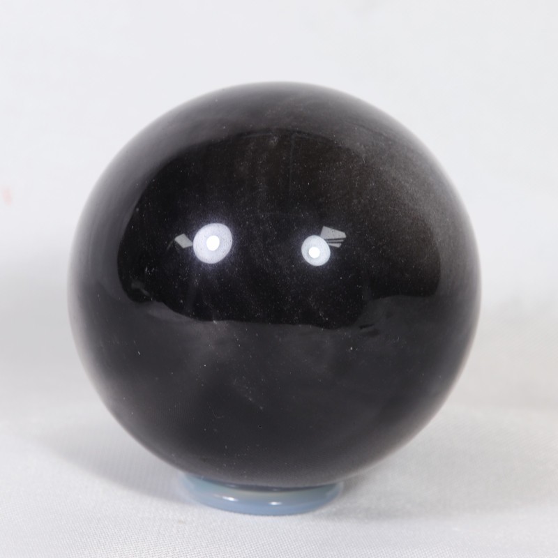 Sphère - Obsidienne Argentée (5,5 cm)