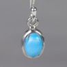 Boucles d'oreilles argent - Turquoise