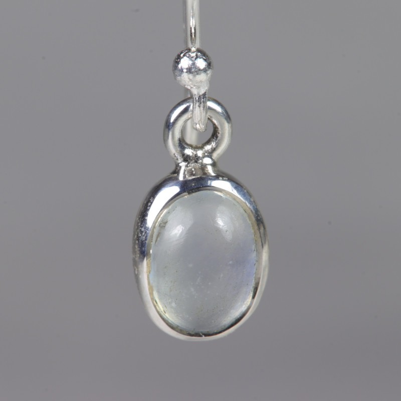 Boucles d'oreilles argent - Aigue Marine