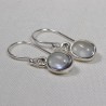 Boucles d'oreilles argent - Aigue Marine