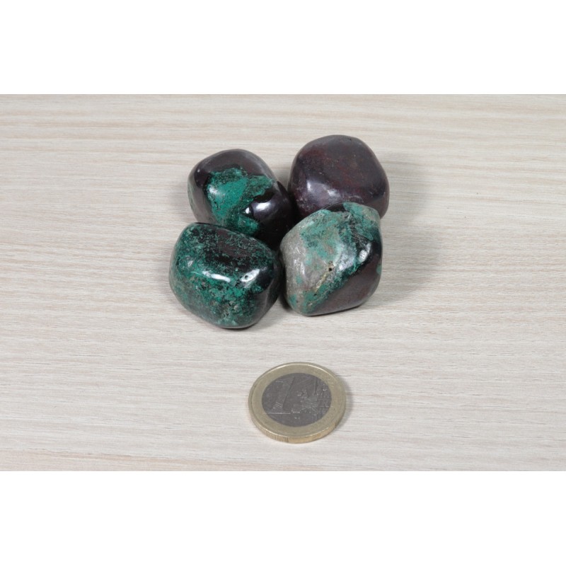Pierre roulée - Cuprite Malachite