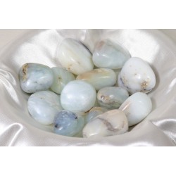 Pierre roulée - Opale bleue