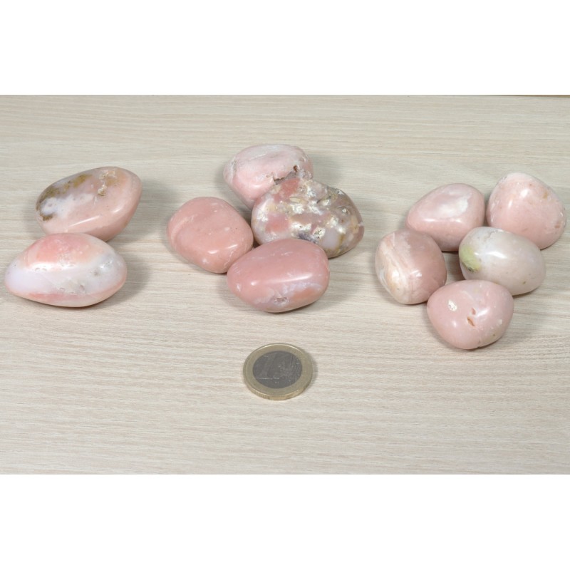 Pierre roulée - Opale rose