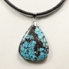 Pendentif en turquoise naturelle