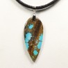 Pendentif turquoise naturelle