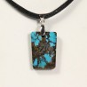 Pendentif en turquoise naturelle