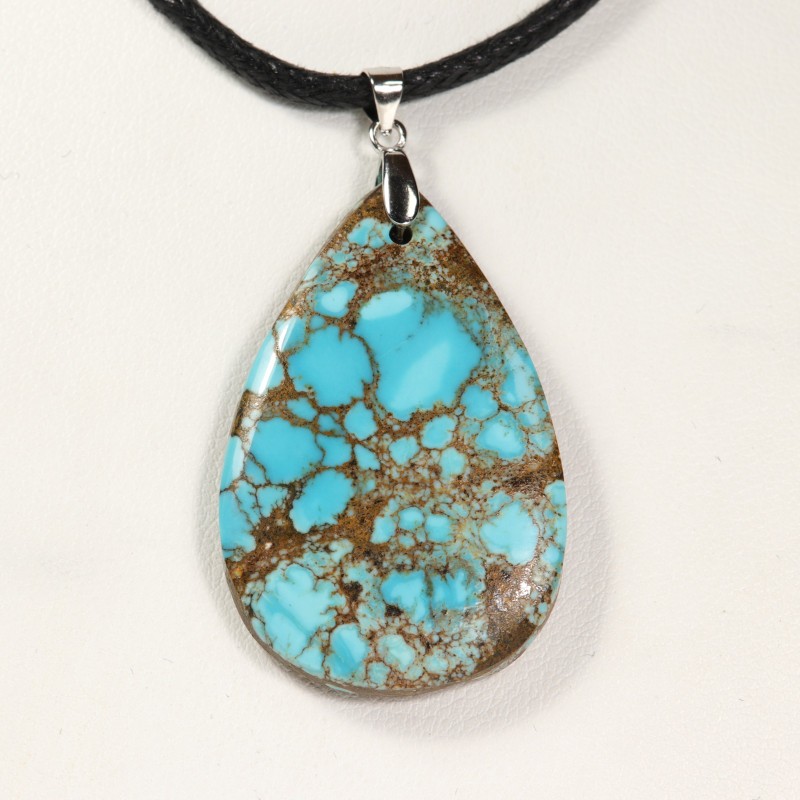 Pendentif turquoise naturelle