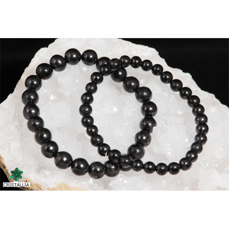 Bracelet perles Shungite 6 et 8 mm