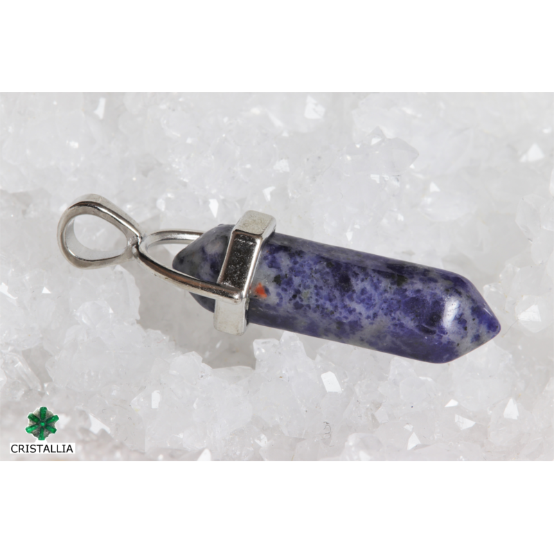 Pendentif pointe Sodalite