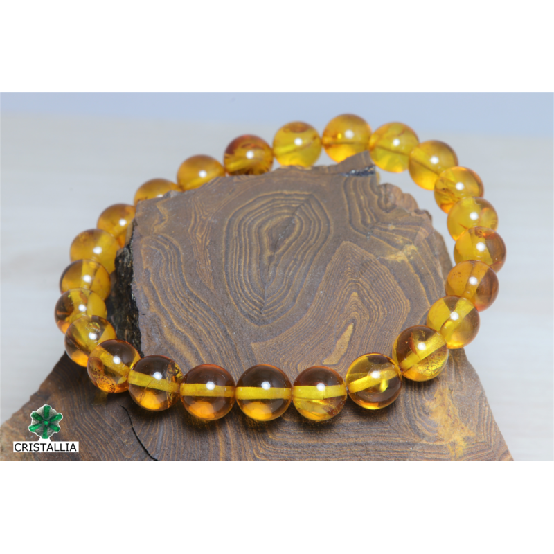 Bracelet pierres naturelles Ambre