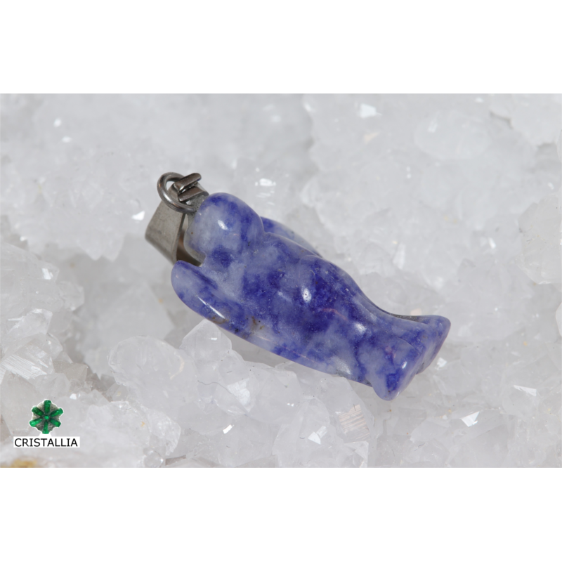 Pendentif ange sodalite