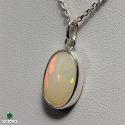 Collier pierre naturelle Opale Ethiopie