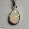 Pendentif serti Argent pierre naturelle Opale Ethiopie