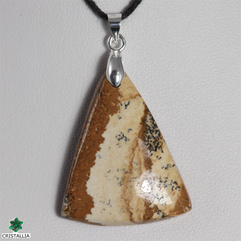 pendentif jaspe paysage